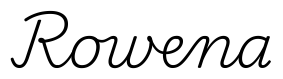 rowena签名范例