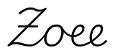 zoee签名范例