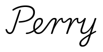 perry签名范例