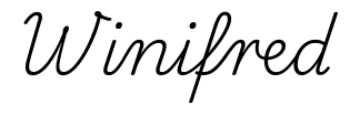winifred签名范例