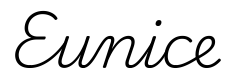 eunice签名范例