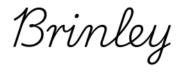 brinley签名范例