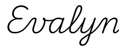 evalyn签名范例