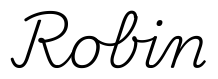 robin签名范例