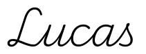 lucas签名范例