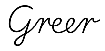 greer签名范例