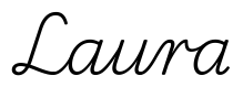 laura签名范例
