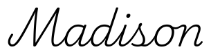 madison签名范例