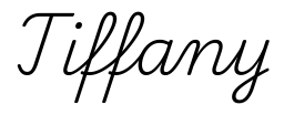 tiffany签名范例