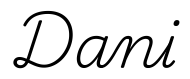 dani签名范例