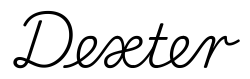 dexter签名范例