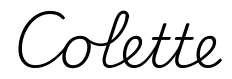 colette签名范例