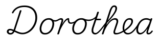 dorothea签名范例