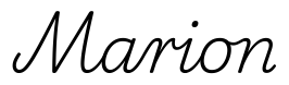 marion签名范例