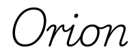 orion签名范例