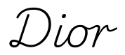 dior签名范例