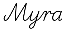 myra签名范例
