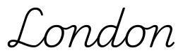 london签名范例