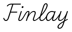 finlay签名范例