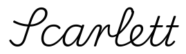 scarlett签名范例