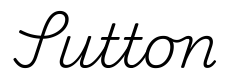 sutton签名范例