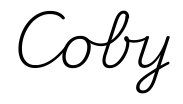 coby签名范例