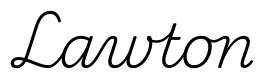 lawton签名范例
