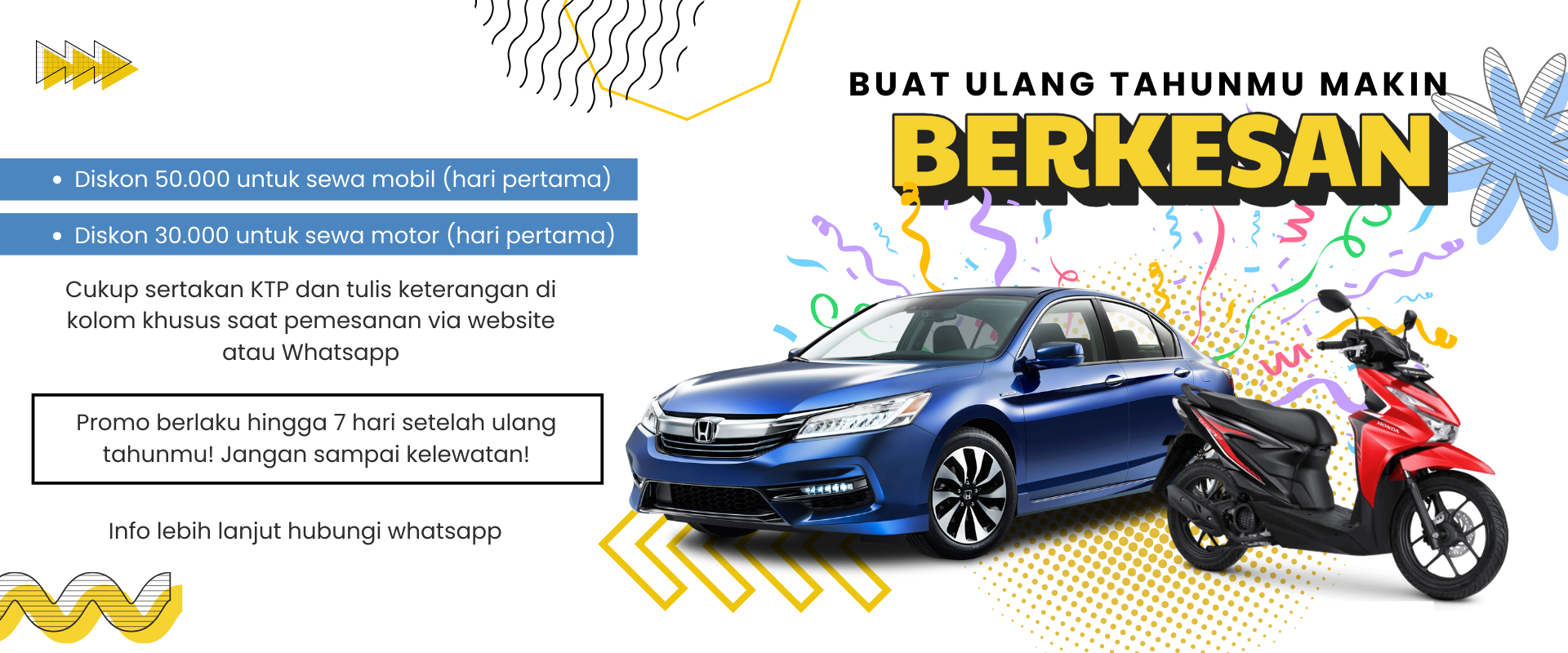 Sewa Mobil & Motor di Jakarta – Rental Murah, Harian, Mingguan & Bulanan